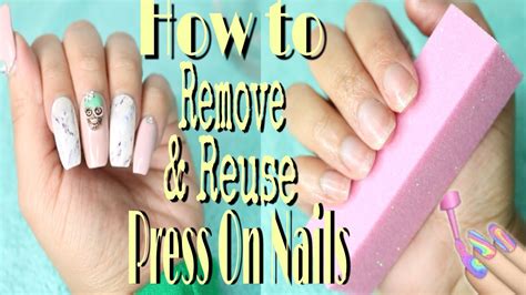 how to remove press on nails glue.